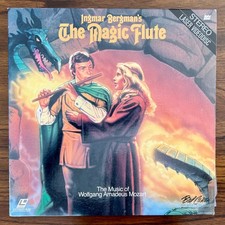 Ingmar Bergman's The Magic Flute, 2-Laserdisc Ld, Very Good  