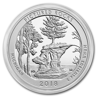 2018 5 oz Silver ATB Pictured Rocks National Lakeshore, MI | eBay