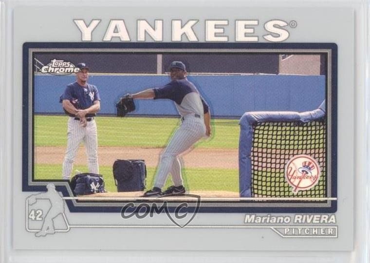 2004 Topps Chrome Refractor Mariano Rivera #67 HOF s7f