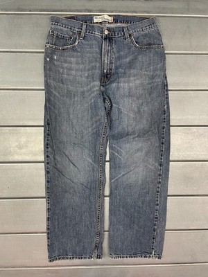 Levis 559 Jeans Mens 34x30 Blue Medium Wash Relaxed Straight Fit 100% Cotton
