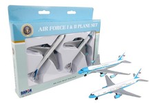Air Force One 2 Plane set Air Force One and Air Force Two, Blue and White