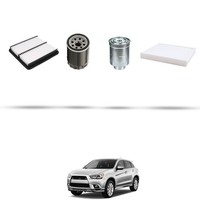 Hoffcar Set Service - 4 Filter FüR Mitsubishi Outlander II 2.2 Di-D ( Cww ) 103K