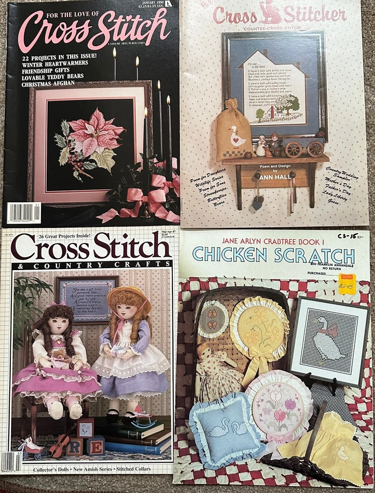 Lot 18 Cross Stitch & More Booklets Magazines Alma Lynne Crafts Hobbies Gifts - Image 4 of 4