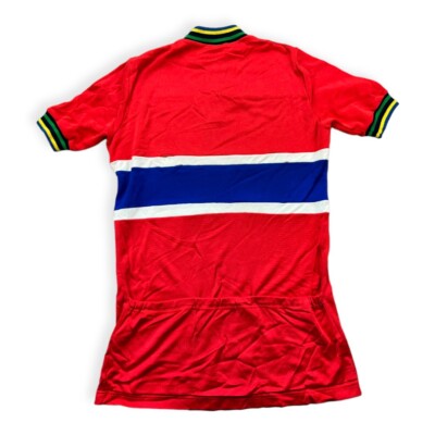 Maillot Vélo Vintage Olympia Taille M (env. 6) - Bleu - Cyclisme Rétro