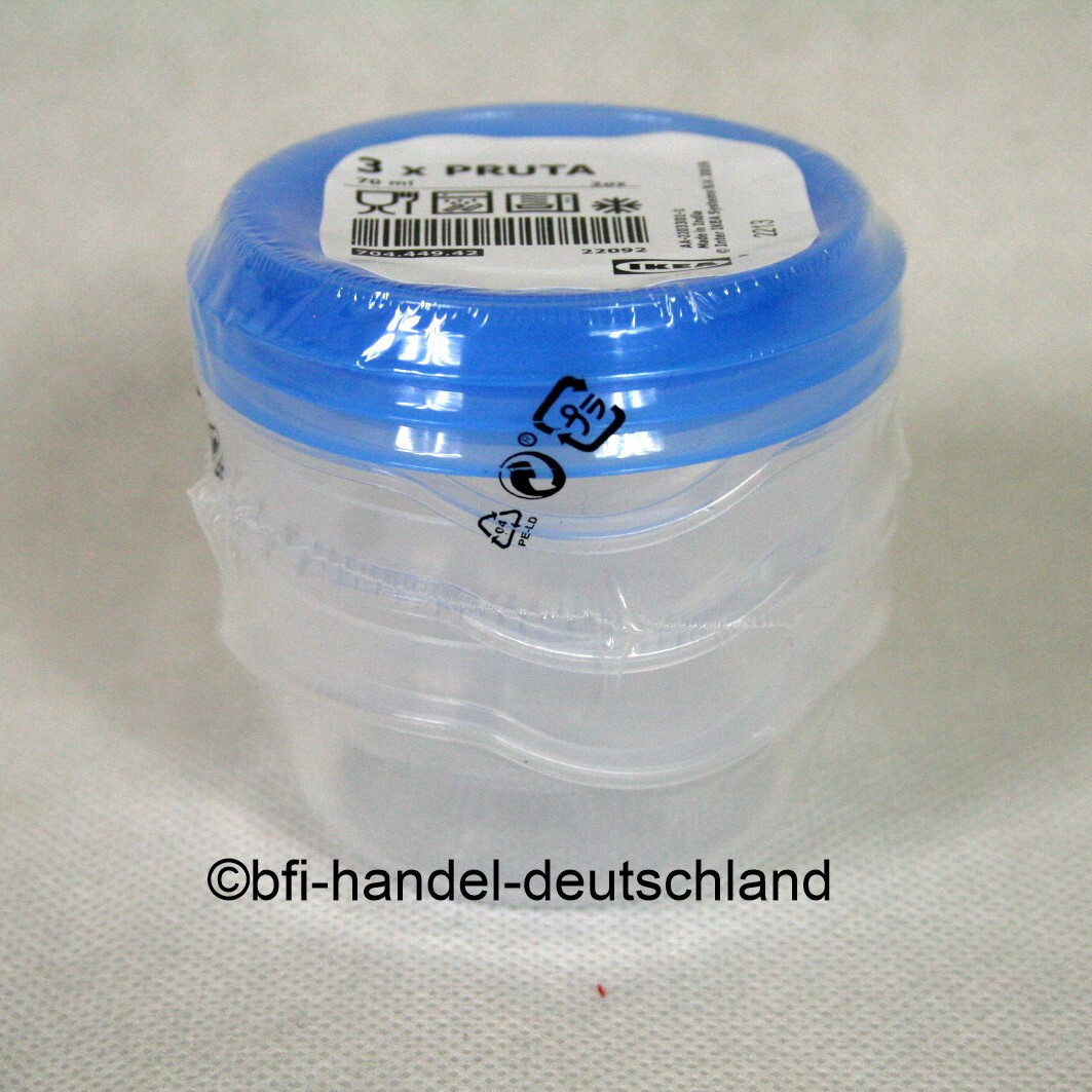 Ikea Vorratsdosen Pruta Mini Klein Gefrierdose Aufbewahrung Lebensmittel 70ml