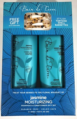 Bain de Terre Jasmine Shampoo & Conditioner Duo Boxed Set 13.5oz (Each)