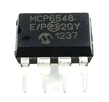5PCS Microchip MCP6548-E/P MCP6548 Open-Drain O/P Sub-Microamp Comparator New IC