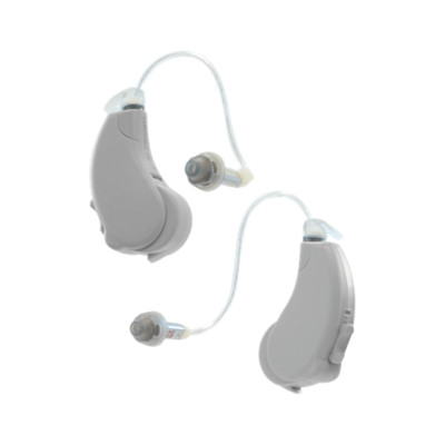 Lucid Hearing Engage OTC Hearing Aids | iOS | Grey (Pair)