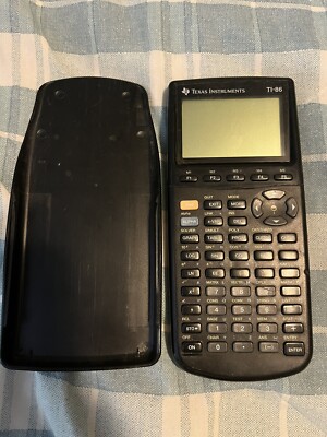 Texas Instruments Ti-86 Graphing Calculator with Cover Tested Working-O!!