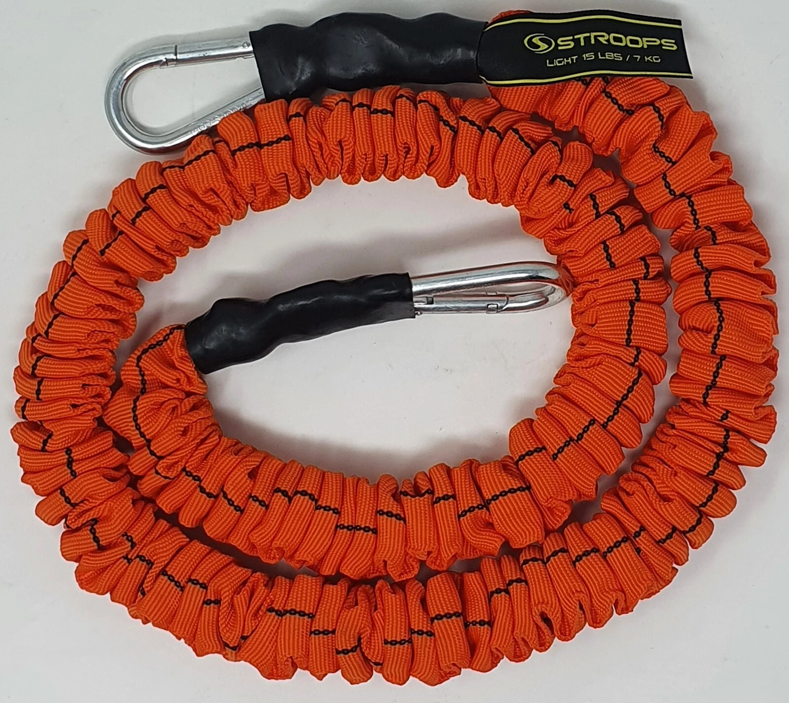 Stroops Slastix Resistance Band 15lbs 36" Orange Dual Clip Sleeve