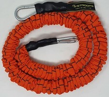 Stroops Slastix Resistance Band 15lbs 36" Orange Dual Clip Sleeve
