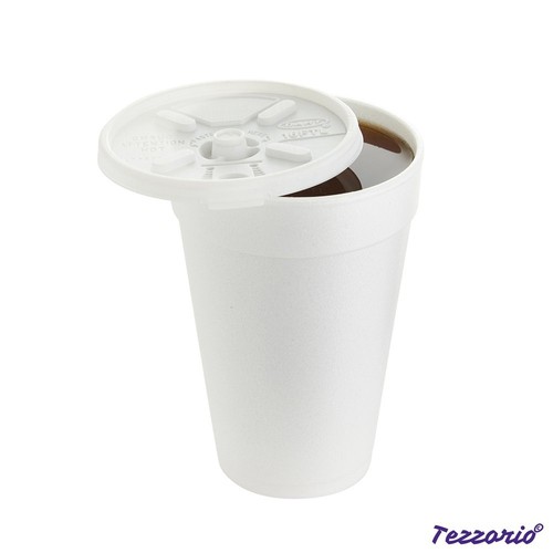 (100 piezas) tazas de espuma blanca de 16 oz, tazas de espuma de poliestireno - Imagen 3 de 4