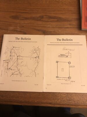 Lot 2 The Bulletin Journal Of The NYS Archaeological Assn N95 1987 N99 1989