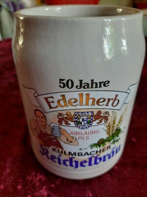 Krug+Kulmbacher Reichelbräu *** 50Jahre Edelherb+JUBILÄUMS-PILS*** Top !