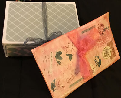 #ad #ad OOAK Junk journal 1 Signature Ephemera Box W Lace Beads Handmade Pieces $35.00