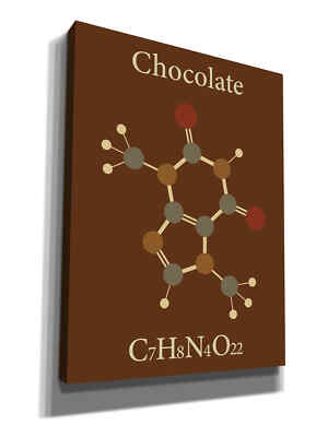 Epic Graffiti 'Chocolate Molecule' Giclee Canvas Wall Art