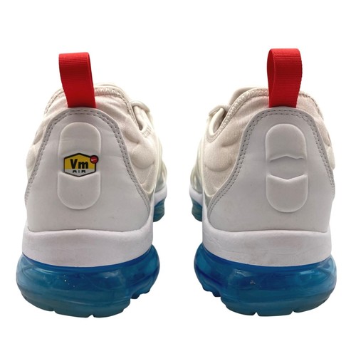 Nike Hombres AIR VAPORMAX PLUS Tenis DV2119-100 Talla 11 Blanco Azul Universitario - Imagen 7 de 15