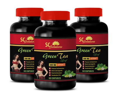  powerful antioxidant - GREEN TEA LEAF EXTRACT 300mg - green tea weight loss 3B