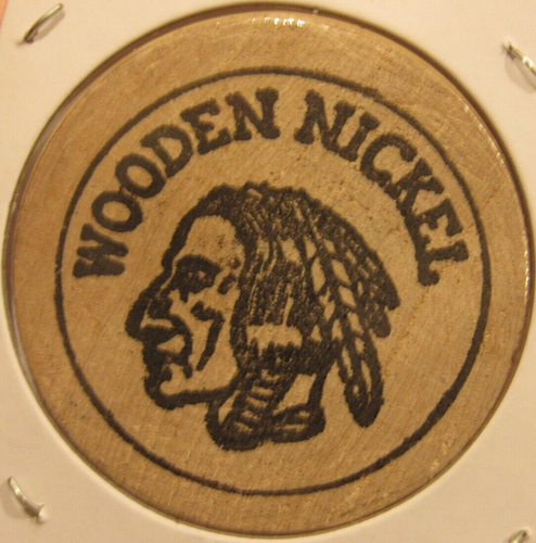 Vintage Ely Bowling Center Lounge Ely, MN Wooden Nickel - Token Minnesota - Bild 2 von 2