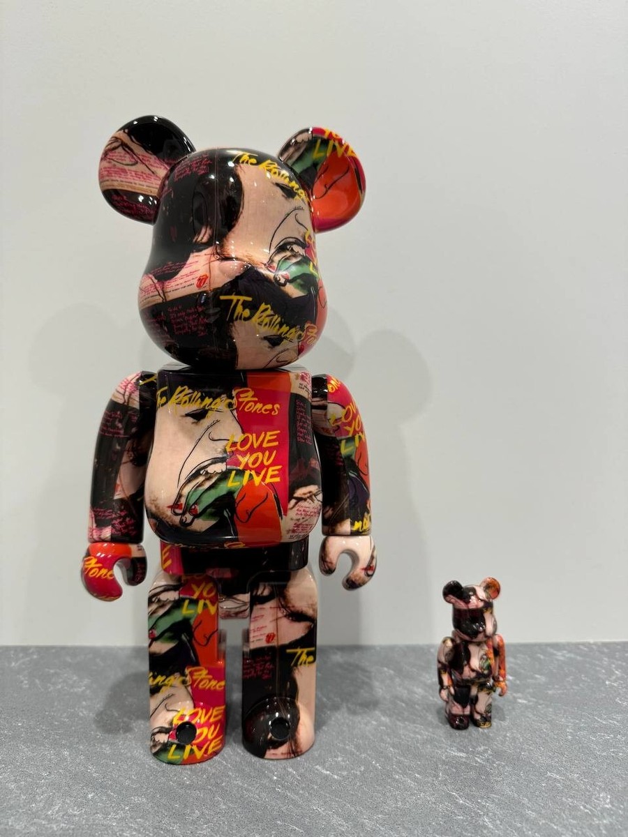 MEDICOM TOY - BE@RBRICK Andy Warhol × The Rolling BE＠RBRICK Andy Warhol x The Rolling Stones Mick Jagger 100