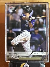 2018 Topps Now #722 DJ LeMahieu Colorado Rockies SSP Print Run = 197