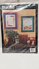 Bucilla Stamped Cross Stitch Grace Sampler Pair 2x 8x10 #64387