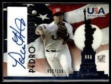 2006-07 USA Baseball Box Set #AJ-15 Pedro Alvarez Signatures Jersey Blue