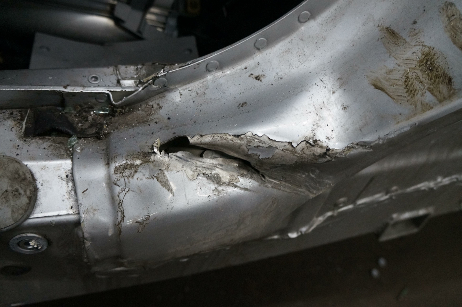 Left Driver Side Quarter Panel Structural Metal Body Cut Ferrari 599 GTB 2009