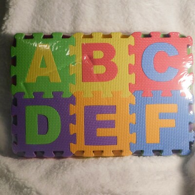 ALPHABET AND NUMBERS FOAM TILE, PLAY MAT