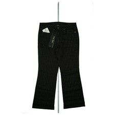 Marc Aurel women's stretch jeans pants bootcut size 36 W30 L28 black striped New