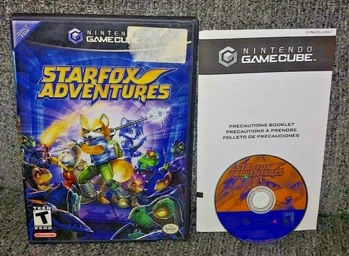 Star Fox Adventures -  Nintendo GameCube Game Working Tested Black Label