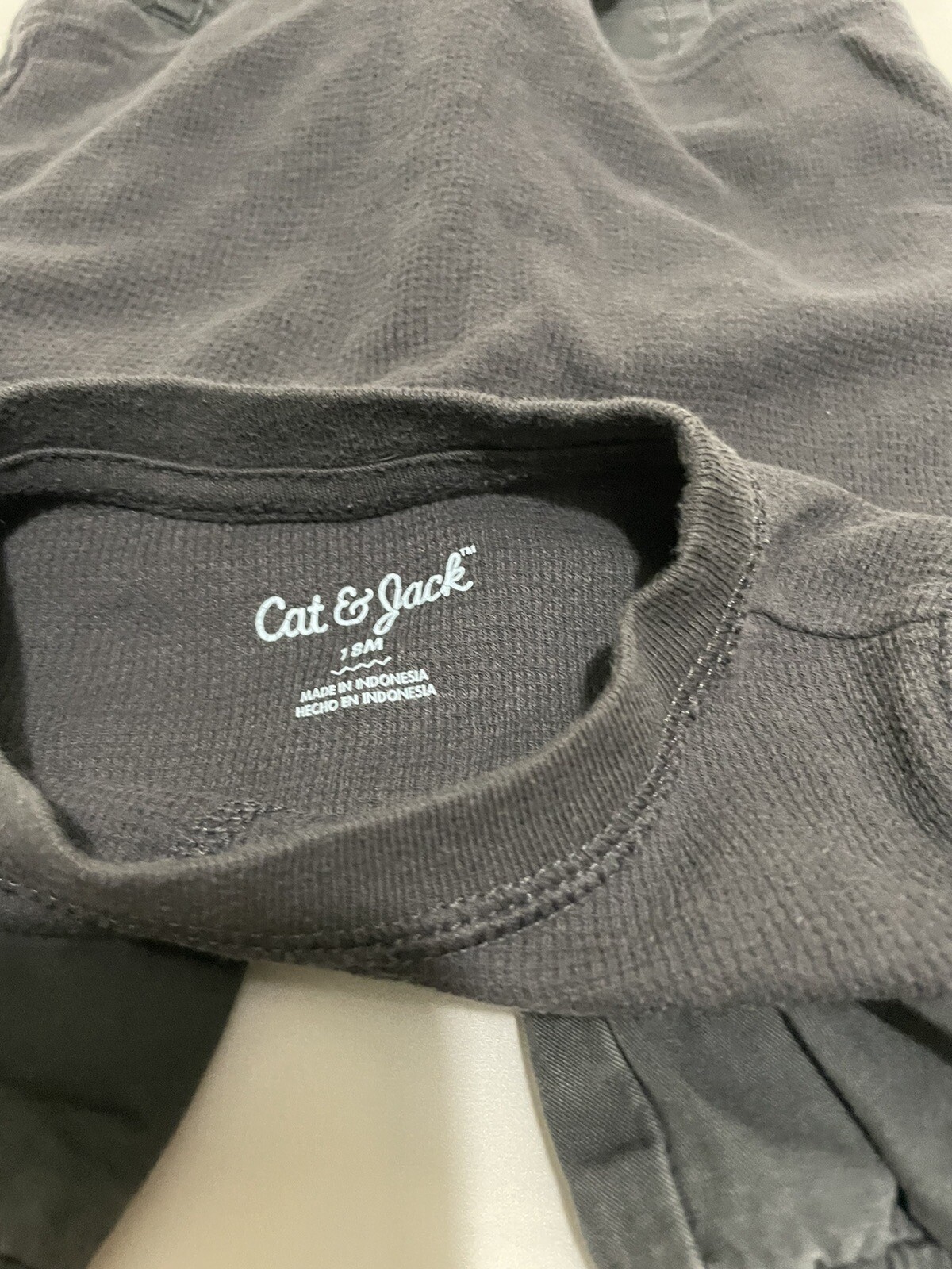 Baby Boy Clothes 18 Month Black Thermal Shirt and Black Lined Pants eBay