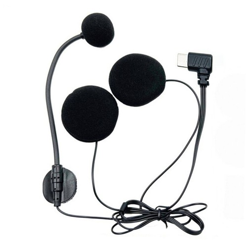Motorcycle Half Covered Helmets Earpiece with Type C Mic and Double Speakers 32Ω - Picture 7 of 8