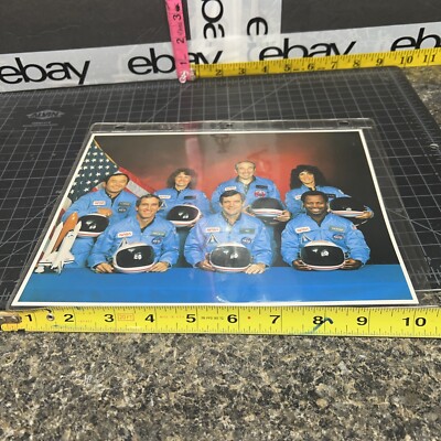 NASA Official Space Shuttle Challenger Final 51-L Crew PHOTO