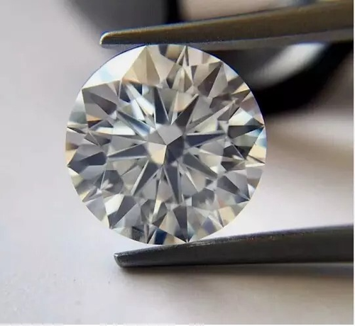2,10 ct im Labor gezüchteter CVD-Diamant 8,50 mm runder D-Farbe, IF-zertifizierter loser Diamant