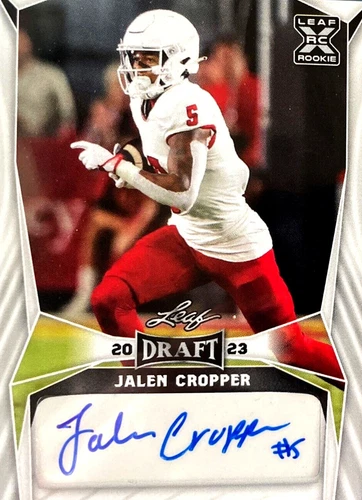 2023 Leaf Draft Jalen Cropper #BA-JC4
