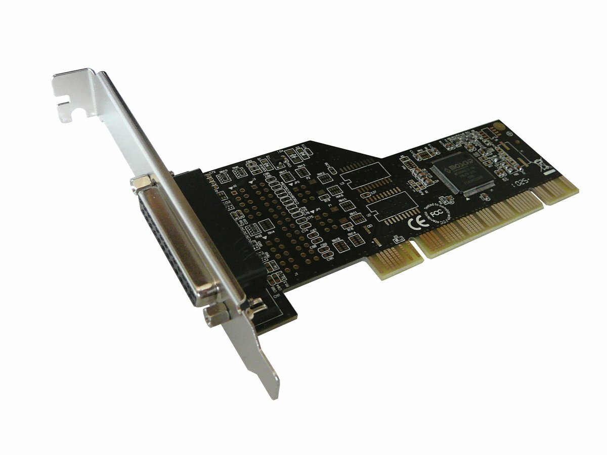 Scheda PCI Parallela IEEE1284 DB25 - Chipset Moschip - Spp / Epp / ECP