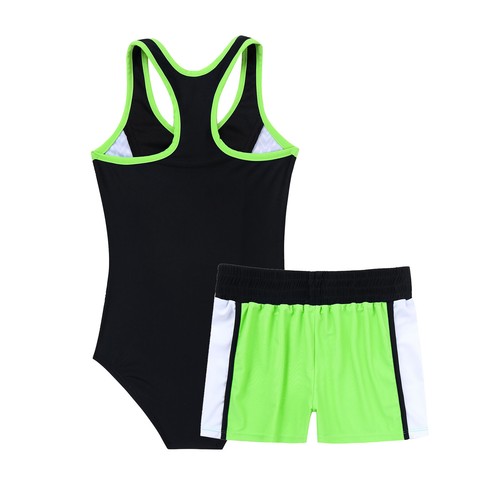 Kids Girls Swimwear Sports Outfits Beachwear Holiday Swimsuit Bathing Suit Sets - Picture 5 of 69