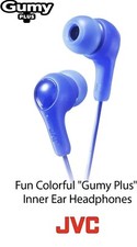 JVC Gumy In-Ear Wired Headphones Blue HA-FX7AN