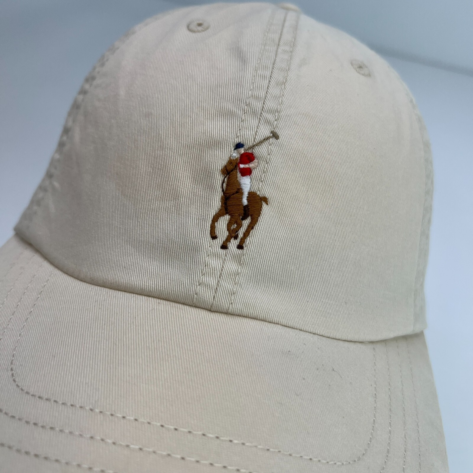 Cappello Ralph Lauren Uomo Strap Back Pony Spell Out Polo Corsa Palestra Multi Hype Core Cap