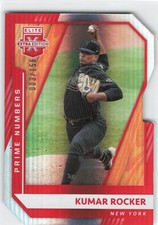 2021 Elite Extra Edition Kumar Rocker #102 PRIME NUMBERS RED DIE CUT /156 (B)