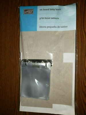 Stampin Up On Board Bitty Book RETIRED NEW