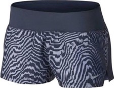 40 NEW Women's NIKE DRY Crew 3" Running Training Shorts Print 905327-534 XL