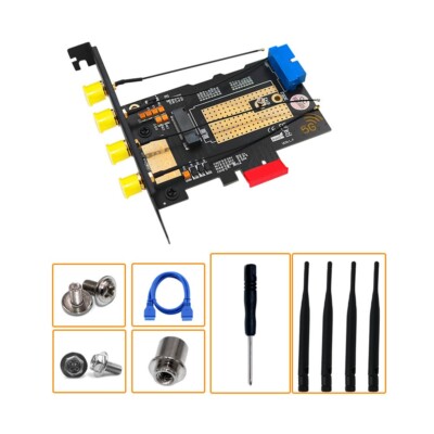 M.2 B key USB3.0 & PCIe dual bus interface 5G WWAN card Adapter
