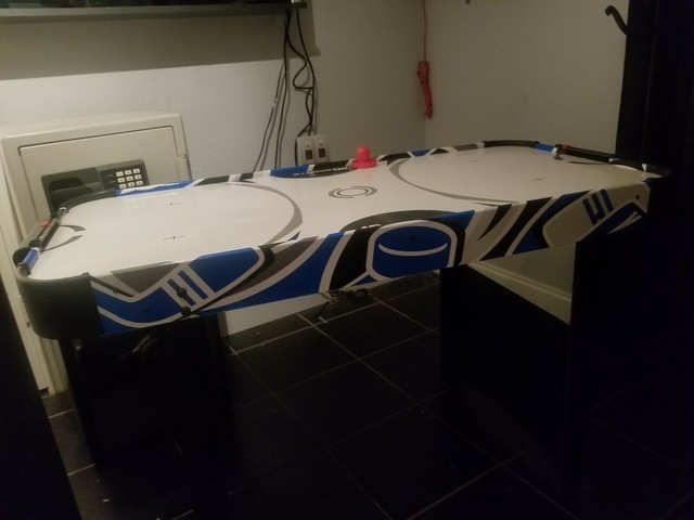 Md Sports Easy Assembly 48 Inch Air Powered Hockey Table Space