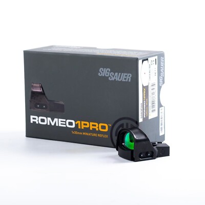 SIG SAUER Romeo1 Pro 1x30mm Red Dot Reflex Sight - Black for