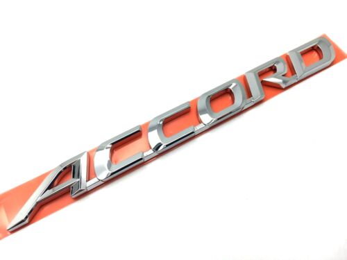 GENUINE ACCORD REAR CHROME EMBLEM BADGE FOR HONDA ACCORD EURO CM CL 2003-2007 - Picture 1 of 2