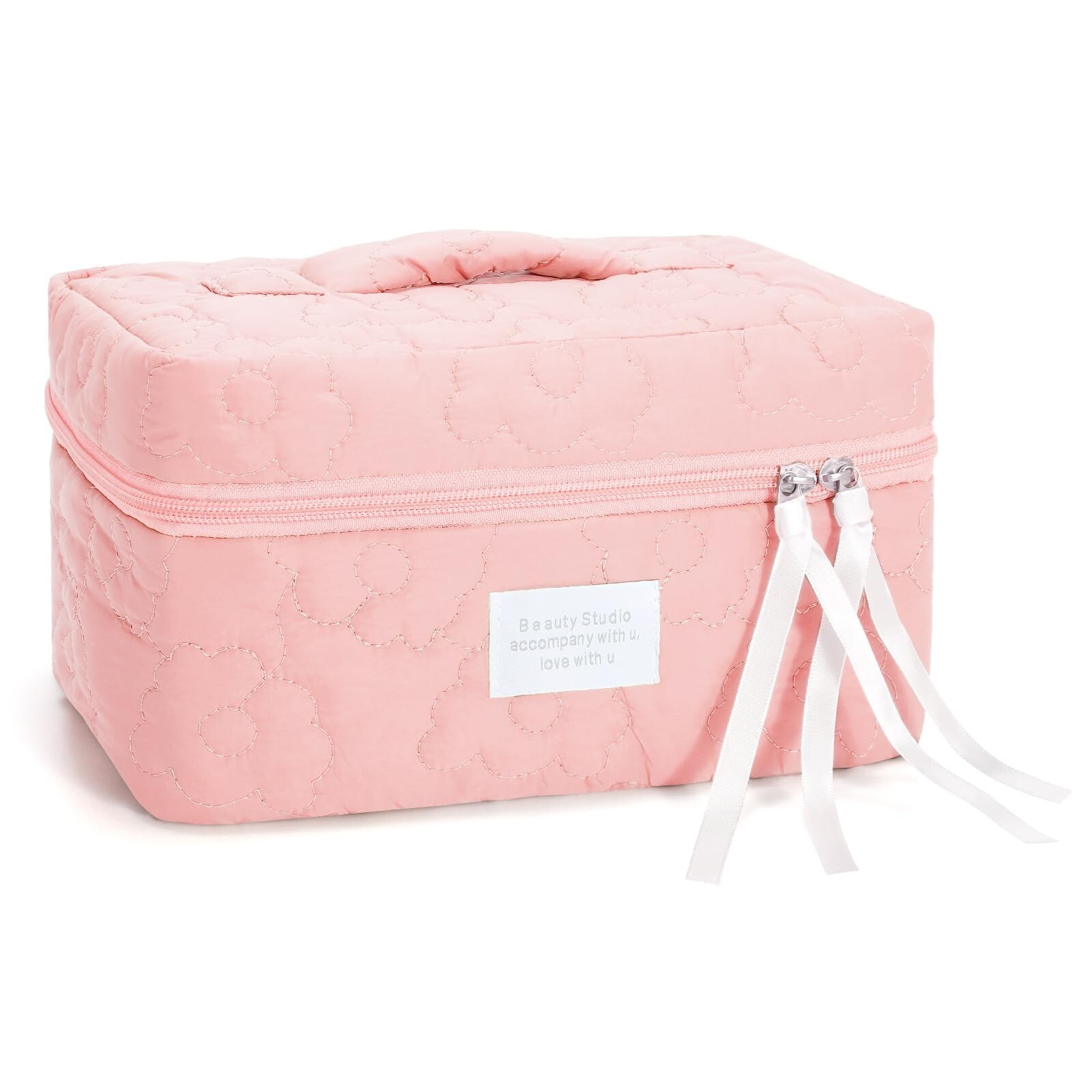 JASGOOD Large Capacity Travel Makeup Bag for Women - Cosmetic Organizer