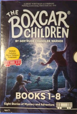 The Boxcar Children Books 1-8 Paperback Slip Case Box Set (G.S.