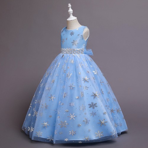 Kids Flower Girls Princess Dress Prom Party Bridesmaid Christmas Hallowmas Gown - Picture 18 of 29